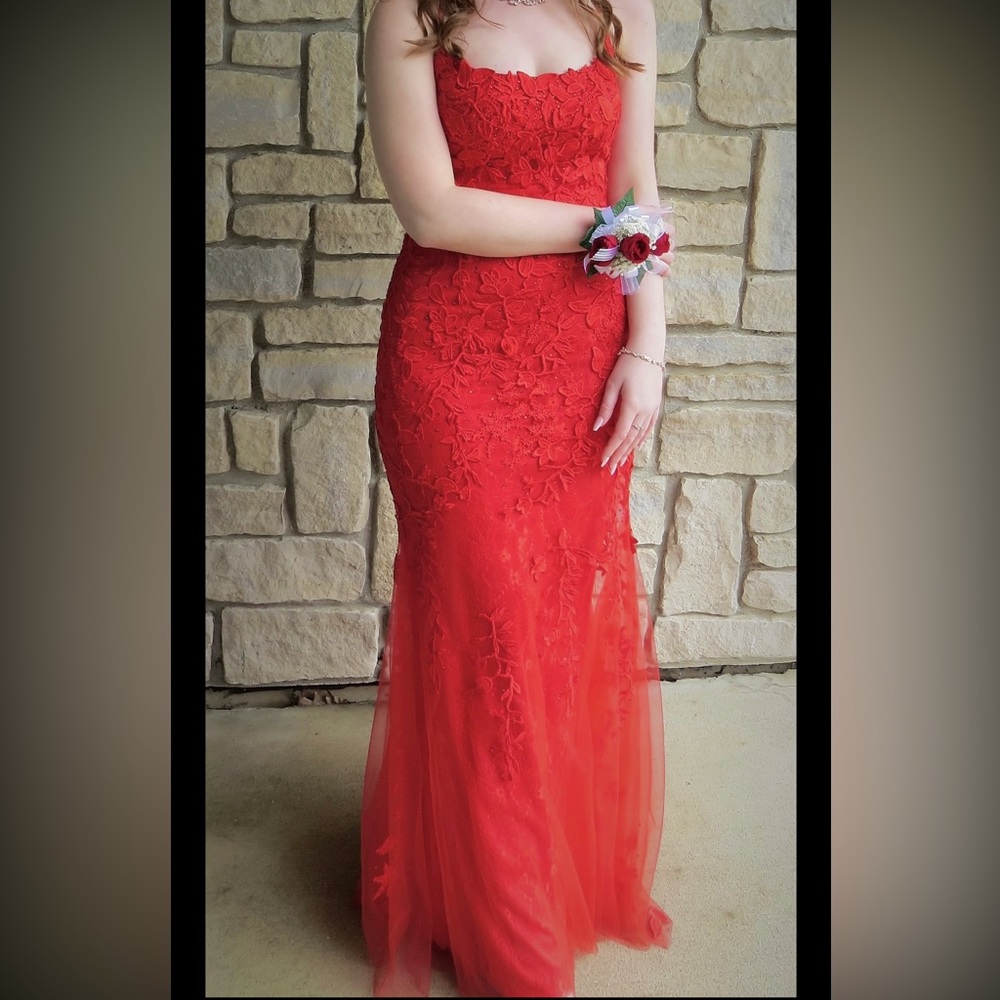 Red Prom Dress Size 6